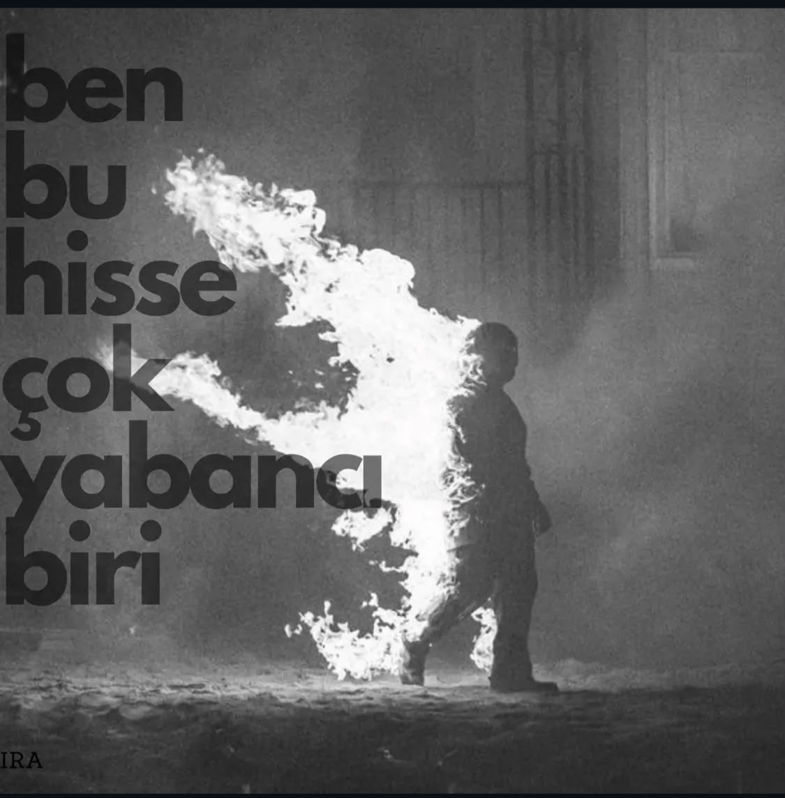 Şiir kapağı: Ben bu hisse çok yabancı biri